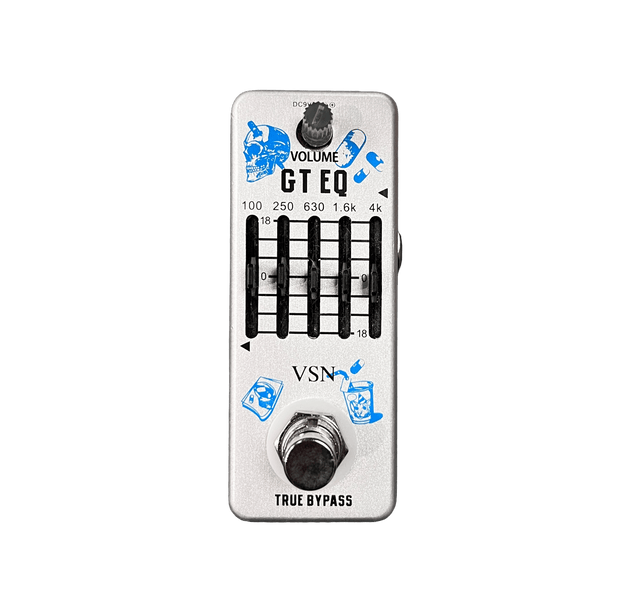 Used VSN GT 5-Band EQ Guitar Pedal Pedals VSN - RiverCity Rockstar Academy Music Store, Salem Keizer Oregon
