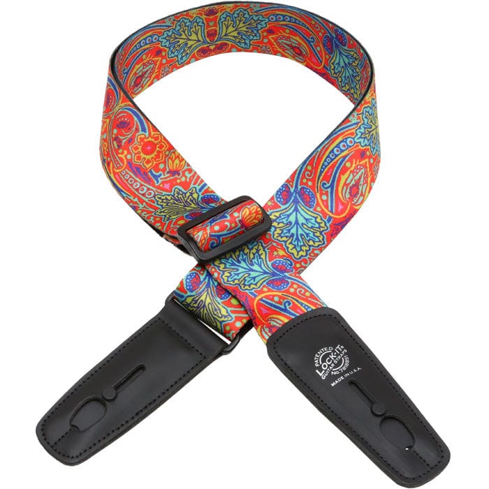 Lock-It Straps Summer Of Love Guitar Strap Straps LOCK-IT - RiverCity Rockstar Academy Music Store, Salem Keizer Oregon