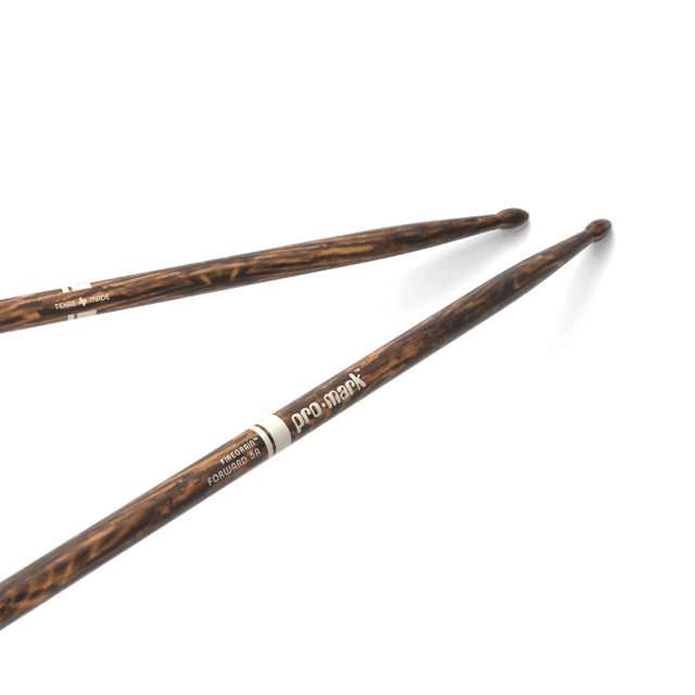 ProMark Classic Forward 5A FireGrain Hickory Drumstick, Oval Wood Tip
