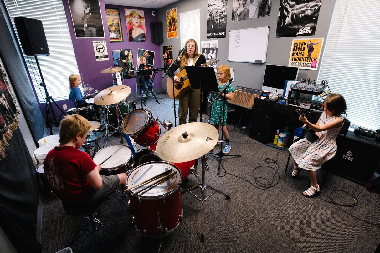 Pop Rocks Introductory Music Program (Ages 4-7): Fall 2025 Music Classes RiverCity Music Store - RiverCity Rockstar Academy Music Store, Salem Keizer Oregon
