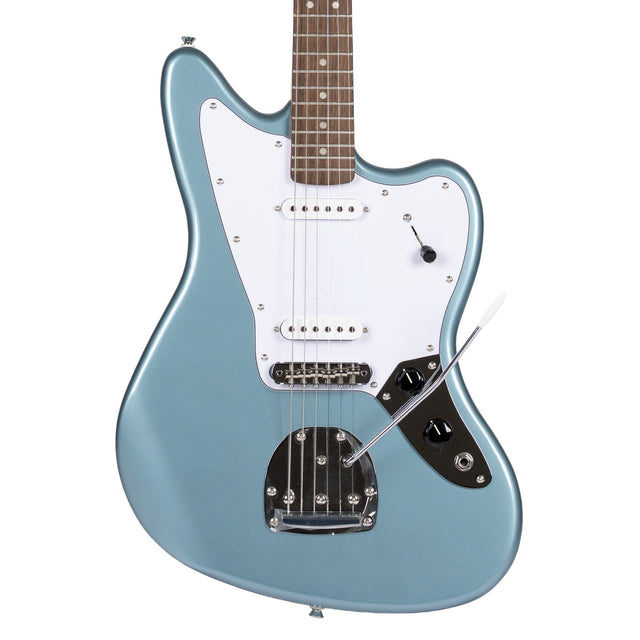 Used Squier Affinity Jaguar Ice Blue Metallic Electric Guitar Electric Guitars Squier - RiverCity Rockstar Academy Music Store, Salem Keizer Oregon