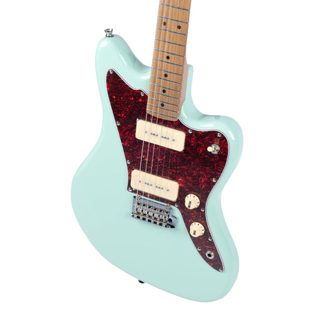 Jet JJ-300 P90 Surf Green Offset Electric Guitar Electric Guitars Jet Guitars - RiverCity Rockstar Academy Music Store, Salem Keizer Oregon