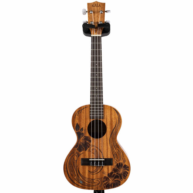 Kala Unity Maori-Inspired Hibiscus Tenor Ukulele with Gig Bag Ukuleles Kala Brand Music Co. - RiverCity Rockstar Academy Music Store, Salem Keizer Oregon