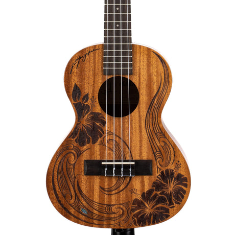 Kala Unity Maori-Inspired Hibiscus Tenor Ukulele with Gig Bag Ukuleles Kala Brand Music Co. - RiverCity Rockstar Academy Music Store, Salem Keizer Oregon