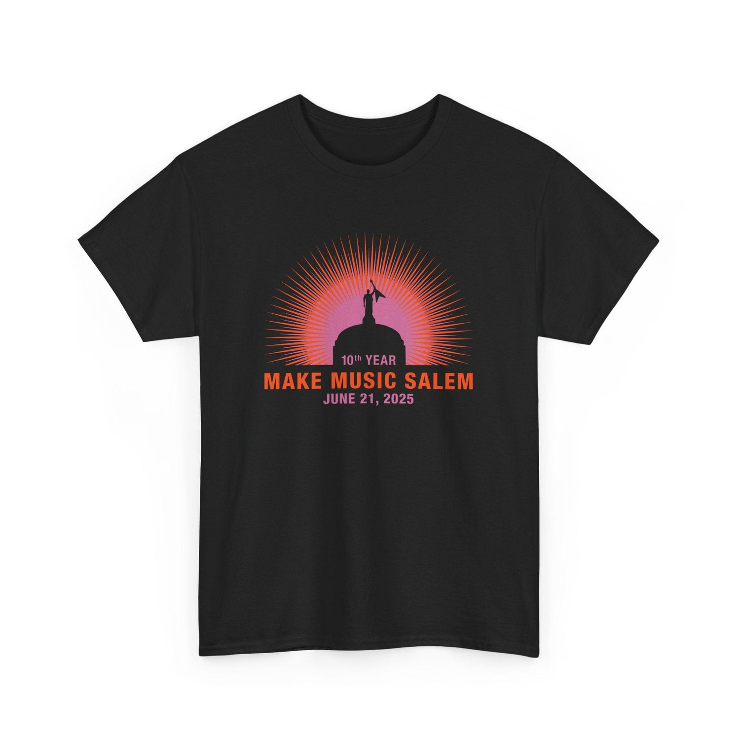 Make Music Day Salem Capital Sunset T-Shirt (POS) Apparel RiverCity Music Store - RiverCity Rockstar Academy Music Store, Salem Keizer Oregon