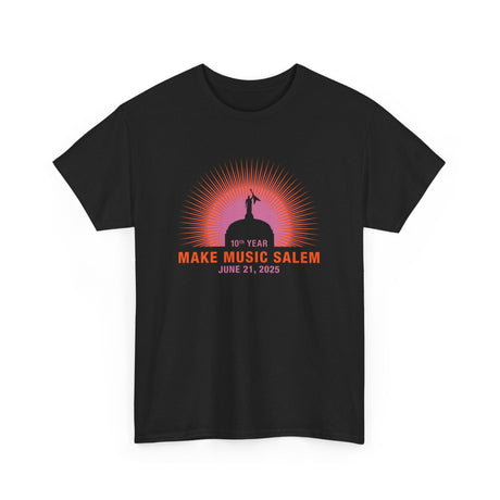 Make Music Day Salem Capital Sunset T-Shirt (POS) Apparel RiverCity Music Store - RiverCity Rockstar Academy Music Store, Salem Keizer Oregon