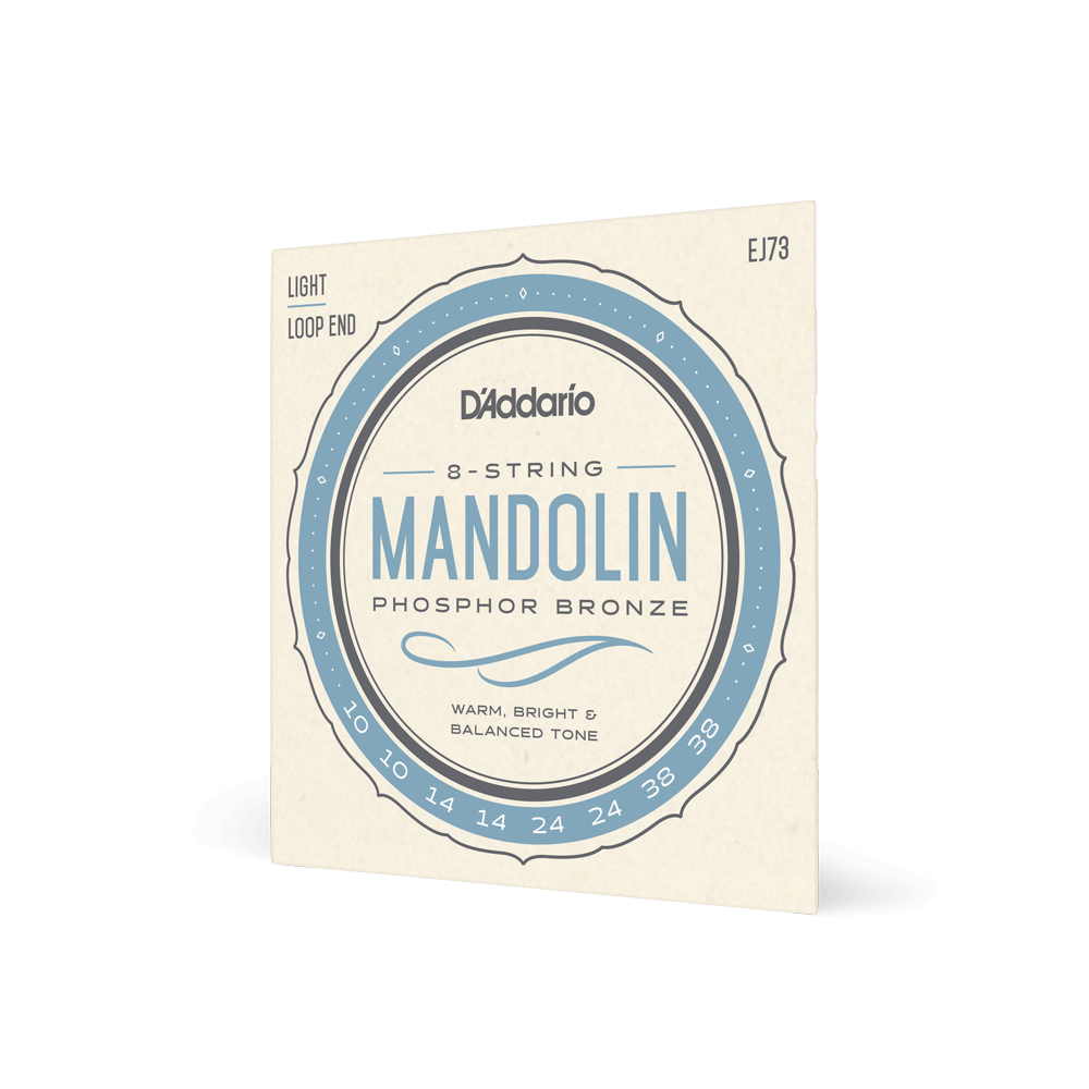 D'Addario EJ73 Mandolin Strings Light Gauge Phosphor Bronze Banjo-Mandolin-Folk Strings D'Addario - RiverCity Rockstar Academy Music Store, Salem Keizer Oregon