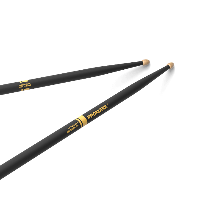 ProMark Rebound 5A ActiveGrip Hickory Drumstick, Acorn Wood Tip Sticks ProMark - RiverCity Rockstar Academy Music Store, Salem Keizer Oregon
