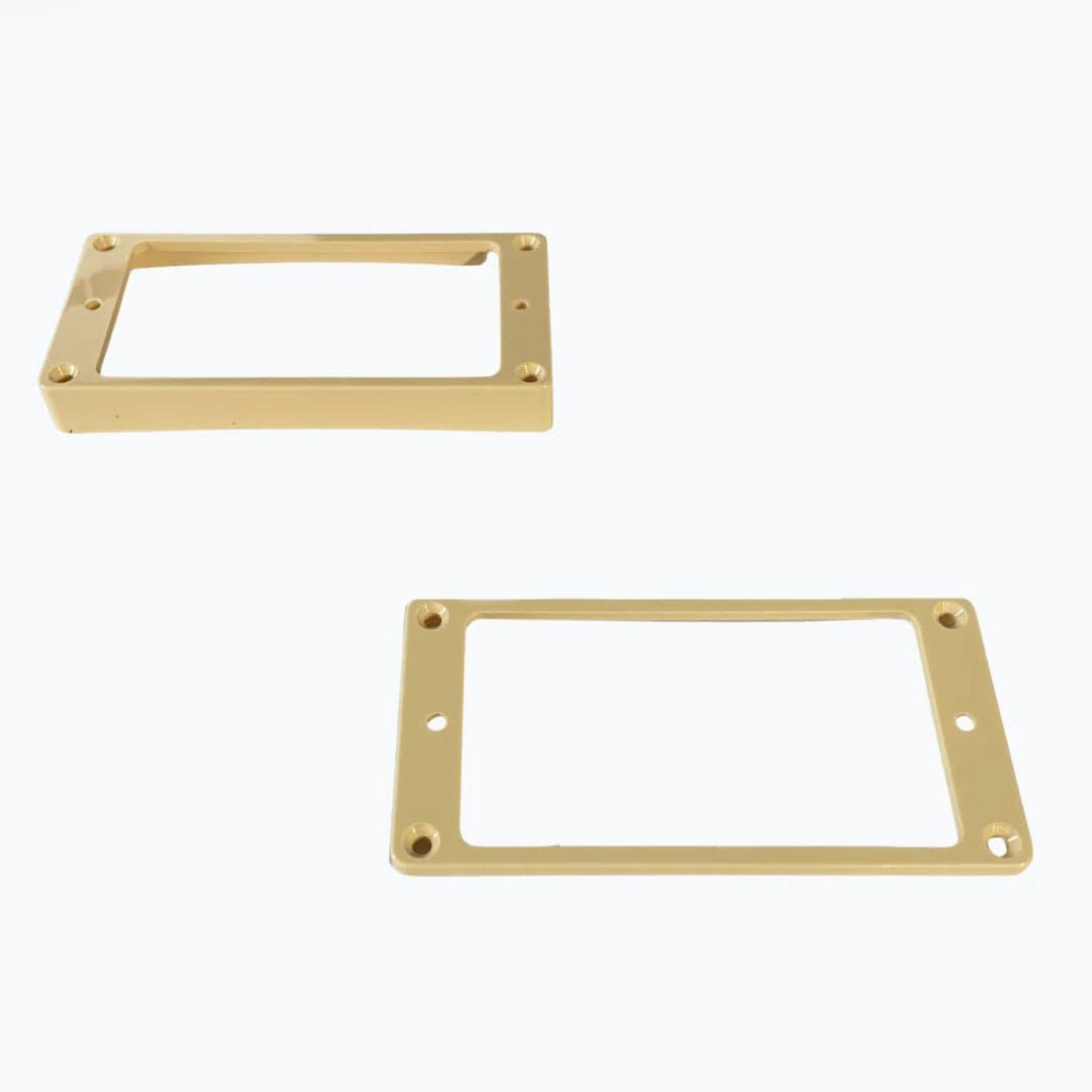 AllParts Humbucking Pickup Rings Flat Slanted Cream Service Parts All Parts - RiverCity Rockstar Academy Music Store, Salem Keizer Oregon