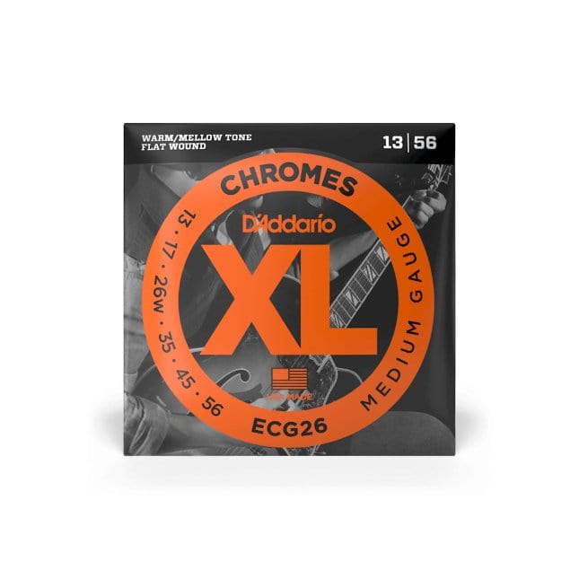 D'Addario Medium Flatwound Electric Guitar Strings Electric Guitar Strings D'Addario - RiverCity Rockstar Academy Music Store, Salem Keizer Oregon