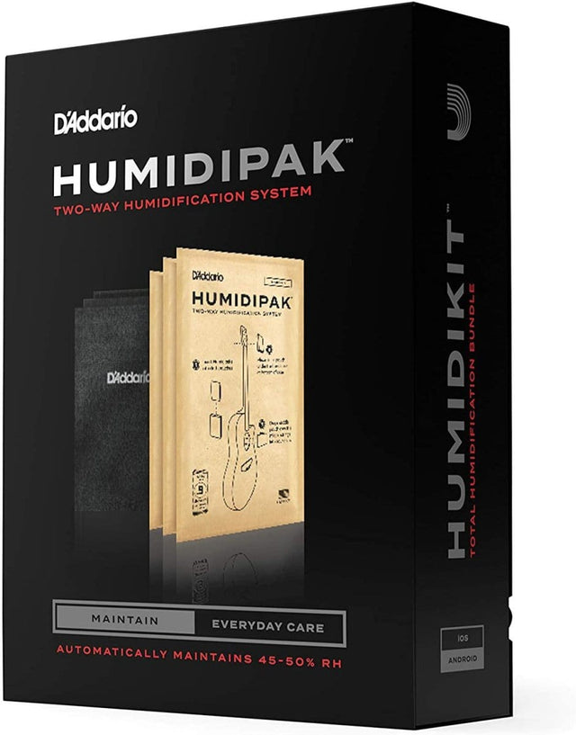 D'Addario Humidipak 2-Way Guitar Humidity Control System Guitar/Bass Accessories D'Addario - RiverCity Rockstar Academy Music Store, Salem Keizer Oregon