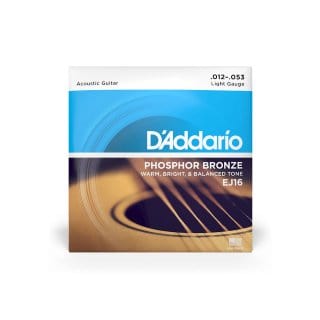D'addario Phosphor Bronze Acoustic Guitar Strings EJ16 Acoustic Guitar Strings D'Addario - RiverCity Rockstar Academy Music Store, Salem Keizer Oregon