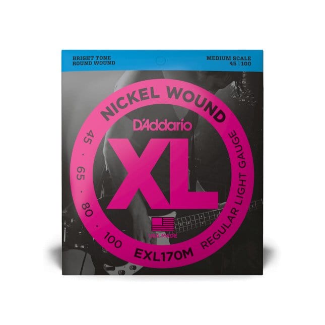 D'Addario EXL170 Nickel Wound Bass Strings Bass Strings D'Addario - RiverCity Rockstar Academy Music Store, Salem Keizer Oregon