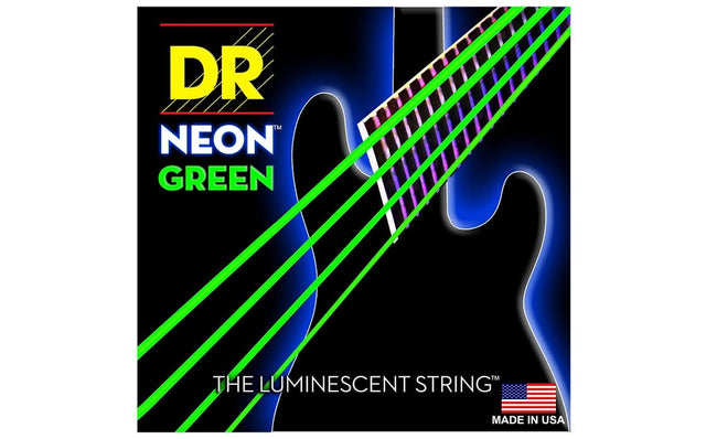 DR Neon Green K3 Coated Bass Strings Bass Strings DR Strings - RiverCity Rockstar Academy Music Store, Salem Keizer Oregon