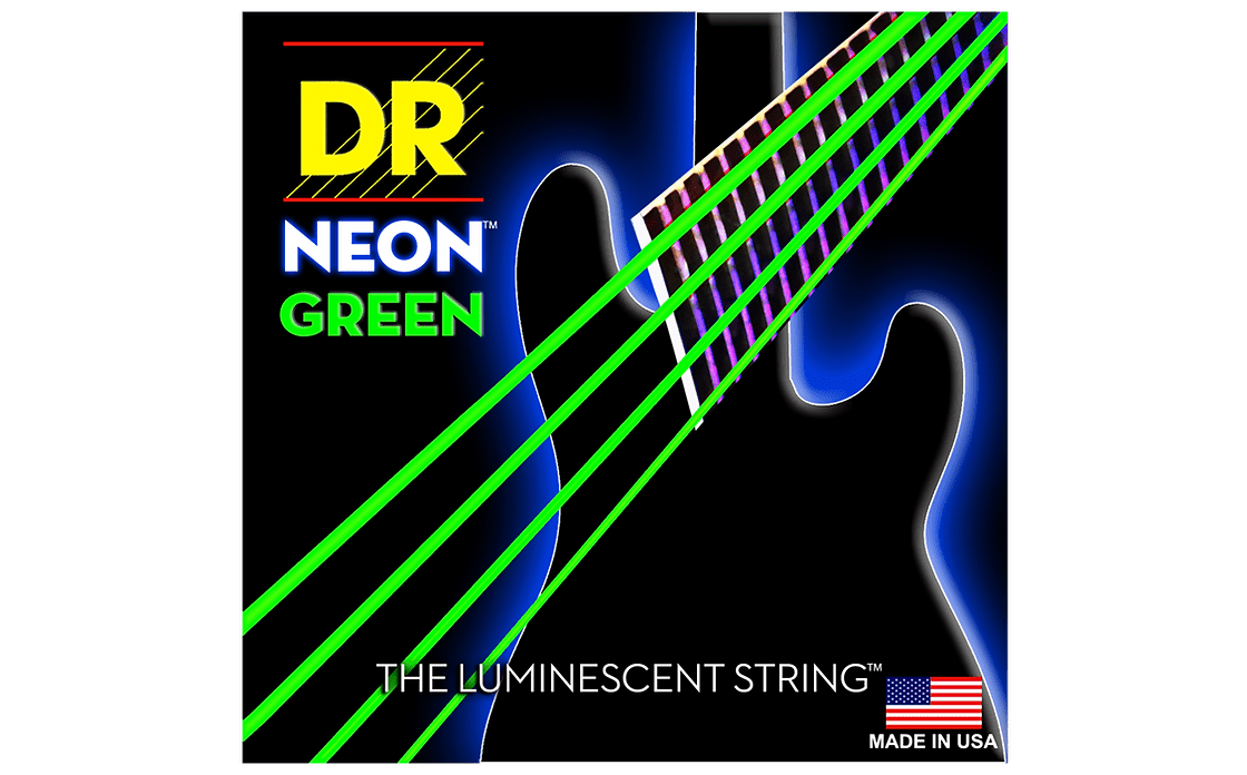 DR Neon Green K3 Coated Bass Strings Bass Strings DR Strings - RiverCity Rockstar Academy Music Store, Salem Keizer Oregon