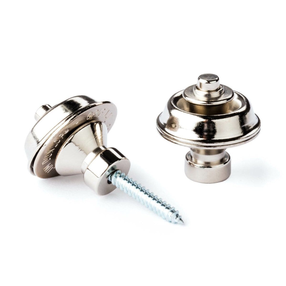 Dunlop Dual Design Nickel Straplok Guitar/Bass Accessories Dunlop - RiverCity Rockstar Academy Music Store, Salem Keizer Oregon