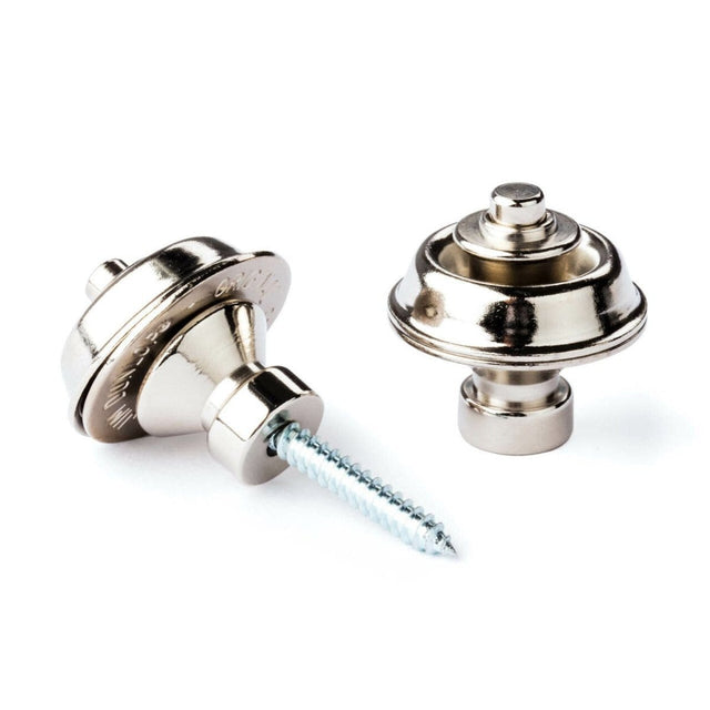 Dunlop Dual Design Nickel Straplok Guitar/Bass Accessories Dunlop - RiverCity Rockstar Academy Music Store, Salem Keizer Oregon