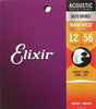 Elixir Light-Medium 12-56 Nanoweb Phosphor Bronze Acoustic Guitar Strings Elixir - RiverCity Rockstar Academy Music Store, Salem Keizer Oregon