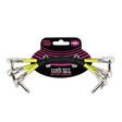 Ernie Ball 6" Flat Angle Patch Cable Pack Cables Ernie Ball - RiverCity Rockstar Academy Music Store, Salem Keizer Oregon