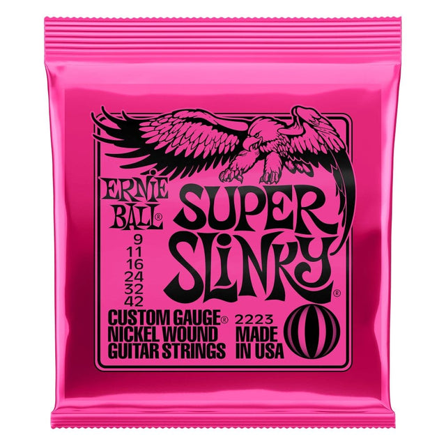 Ernie Ball Super Slinky Electric Guitar Strings Electric Guitar Strings Ernie Ball - RiverCity Rockstar Academy Music Store, Salem Keizer Oregon