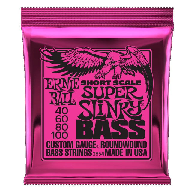 Ernie Ball Short Scale Super Slinky Bass Strings Bass Strings Ernie Ball - RiverCity Rockstar Academy Music Store, Salem Keizer Oregon