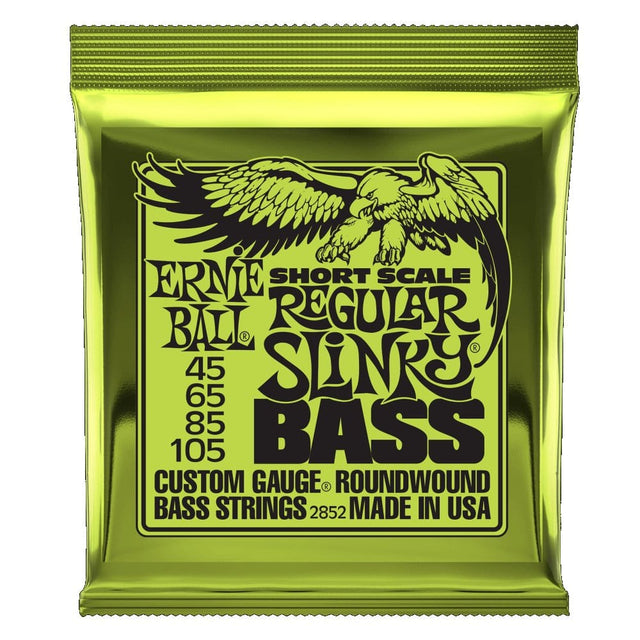Ernie Ball Short Scale Regular Slinky Bass Strings Bass Strings Ernie Ball - RiverCity Rockstar Academy Music Store, Salem Keizer Oregon