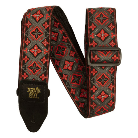 Ernie Ball Red King Jacquard Guitar Strap Straps Ernie Ball - RiverCity Rockstar Academy Music Store, Salem Keizer Oregon