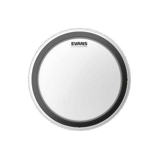 Evans UV EMAD Clear Bass Drum Head Drum Heads D'Addario - RiverCity Rockstar Academy Music Store, Salem Keizer Oregon