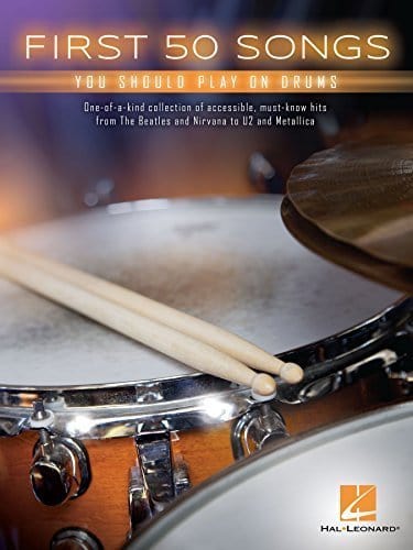 First 50 Drum Songs for Beginners Drum Books Hal Leonard - RiverCity Rockstar Academy Music Store, Salem Keizer Oregon