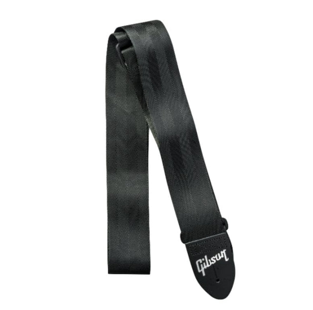 Gibson Seatbelt Guitar Strap Black Straps Gibson - RiverCity Rockstar Academy Music Store, Salem Keizer Oregon