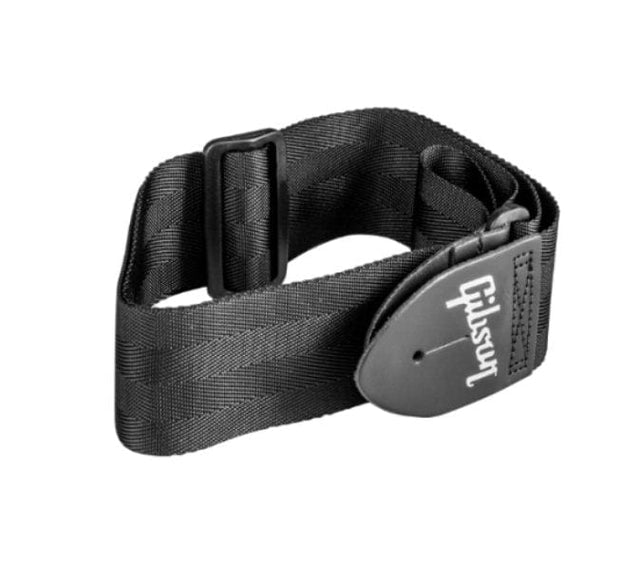 Gibson Seatbelt Guitar Strap Black Straps Gibson - RiverCity Rockstar Academy Music Store, Salem Keizer Oregon