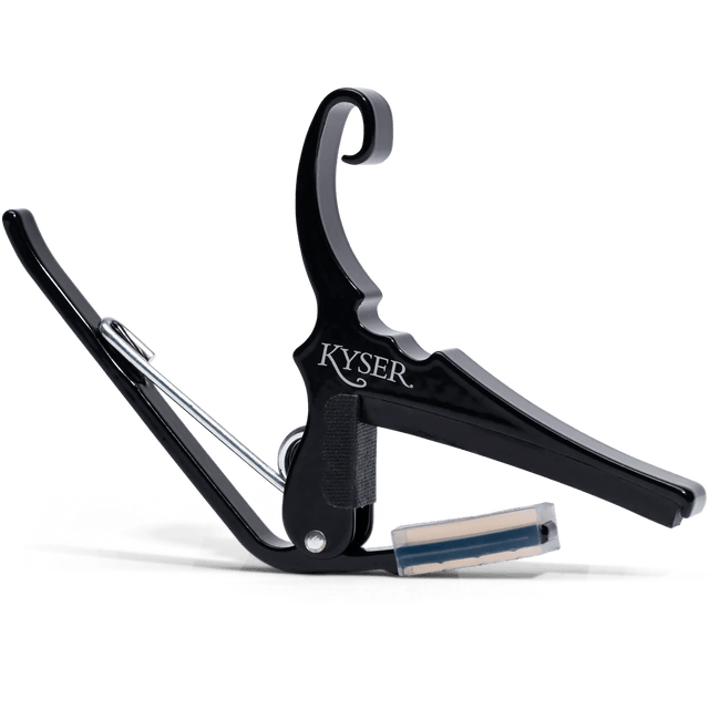 Kyser Acoustic Guitar Quick-Change Capo Black Capos Kyser - RiverCity Rockstar Academy Music Store, Salem Keizer Oregon