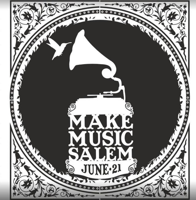 Make Music Day Salem Phonograph T-Shirt Apparel RiverCity Music Store - RiverCity Rockstar Academy Music Store, Salem Keizer Oregon