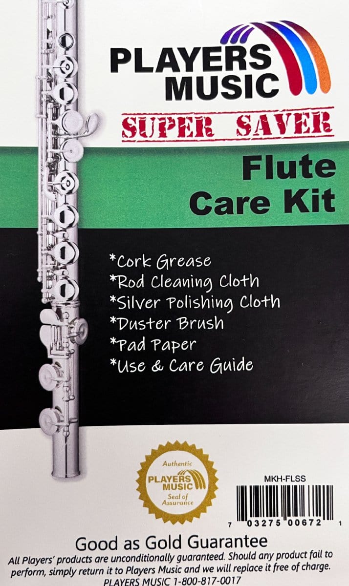 Players Supersaver Flute Care Kit Brass/Woodwind Accesories Players Music - RiverCity Rockstar Academy Music Store, Salem Keizer Oregon
