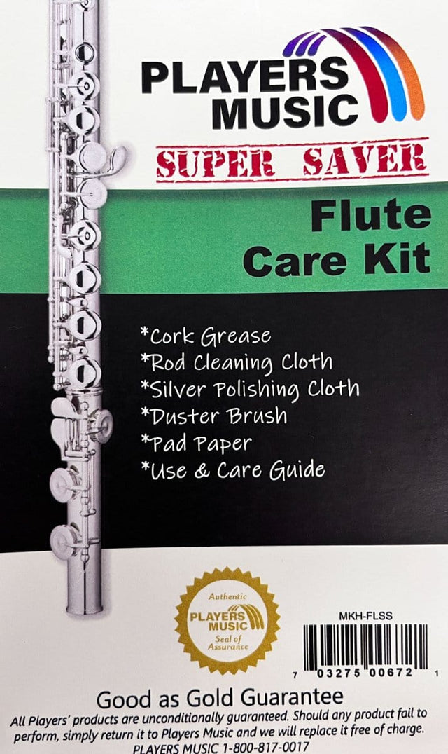 Players Supersaver Flute Care Kit Brass/Woodwind Accesories Players Music - RiverCity Rockstar Academy Music Store, Salem Keizer Oregon