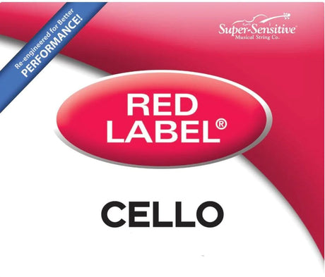 Red Label Cello Single A String 1/2 Size Violin Strings Super Sensitive - RiverCity Rockstar Academy Music Store, Salem Keizer Oregon