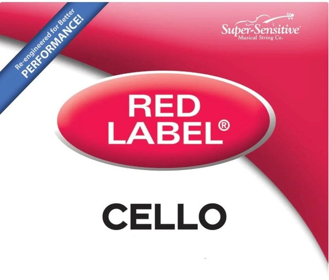 Red Label Cello Single A String - 3/4 Size Violin Strings Super Sensitive - RiverCity Rockstar Academy Music Store, Salem Keizer Oregon