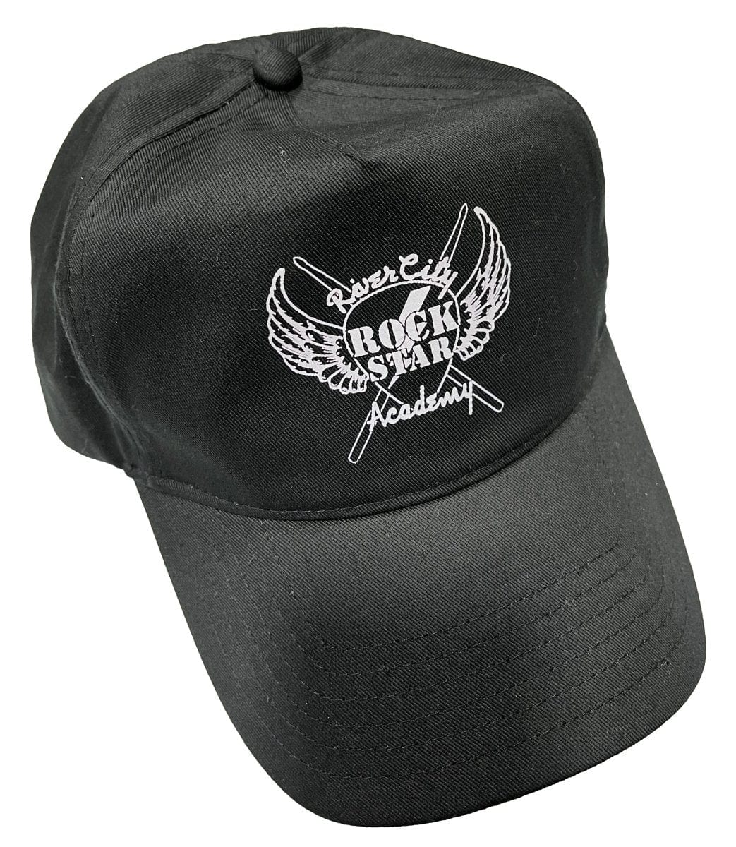 RiverCity Rock Star Academy Black Trucker Hat Apparel RiverCity Music Store - RiverCity Rockstar Academy Music Store, Salem Keizer Oregon