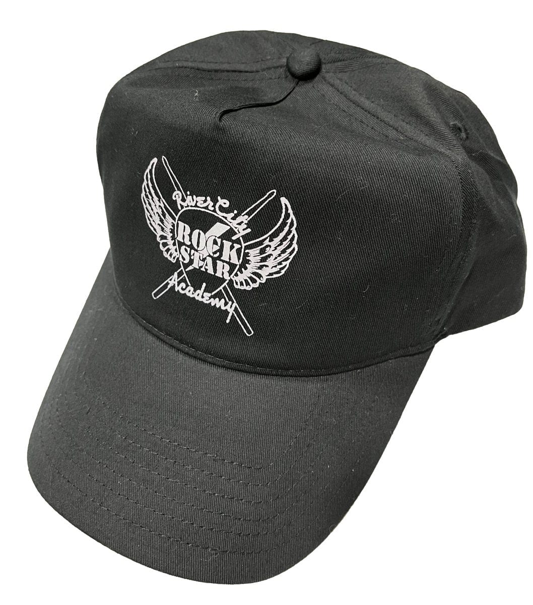 RiverCity Rock Star Academy Black Trucker Hat Apparel RiverCity Music Store - RiverCity Rockstar Academy Music Store, Salem Keizer Oregon