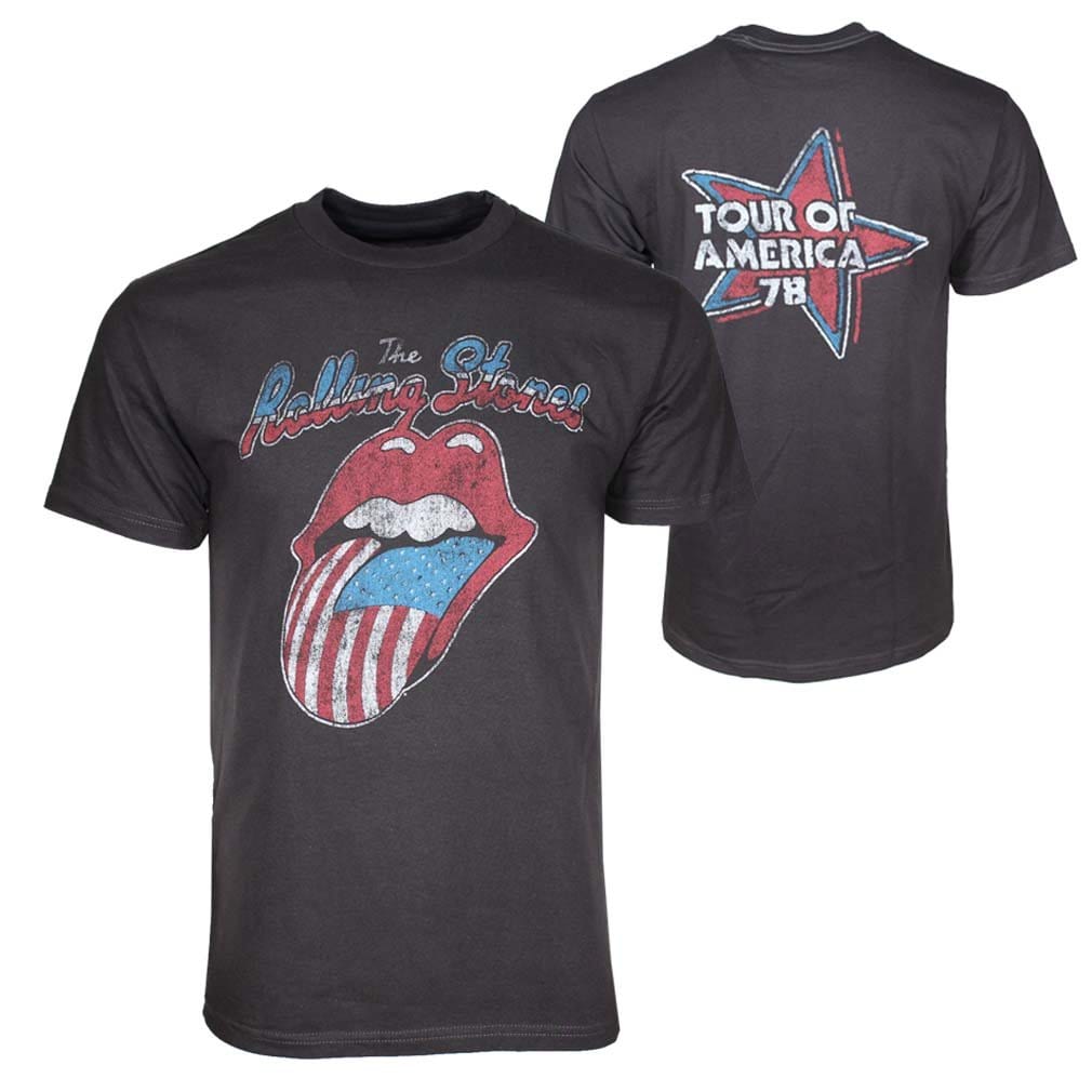 Rolling Stones Tour of America Tee - Men's Apparel Rockline - RiverCity Rockstar Academy Music Store, Salem Keizer Oregon