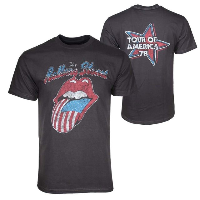 Rolling Stones Tour of America Tee - Men's Apparel Rockline - RiverCity Rockstar Academy Music Store, Salem Keizer Oregon