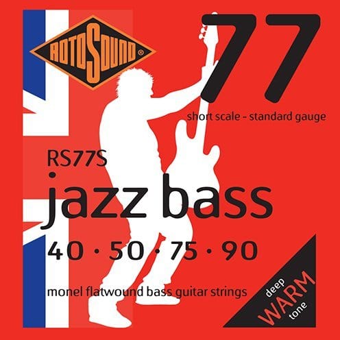 RotoSound 77 (40-90) Short Scale Monel Flatwound Bass Guitar Strings Bass Strings RotoSound - RiverCity Rockstar Academy Music Store, Salem Keizer Oregon