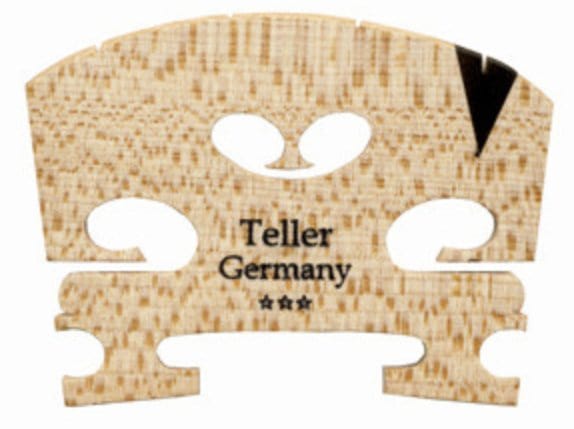 Teller Violin Bridge 1/2 Size Fitted Violin Accessories Teller - RiverCity Rockstar Academy Music Store, Salem Keizer Oregon