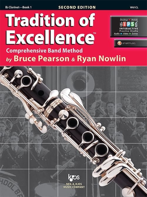 Tradition of Excellence B♭ Clarinet Book 1 Band Method Books Kjos Publishing - RiverCity Rockstar Academy Music Store, Salem Keizer Oregon