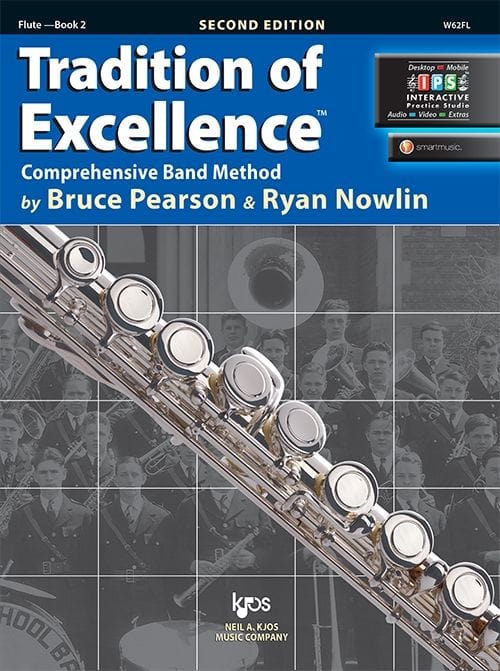 Tradition of Excellence Book 2 - Flute Band Method Books Kjos Publishing - RiverCity Rockstar Academy Music Store, Salem Keizer Oregon