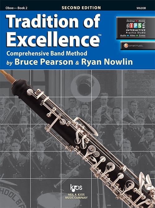 Tradition of Excellence Book 2 - Oboe Band Method Books Kjos Publishing - RiverCity Rockstar Academy Music Store, Salem Keizer Oregon