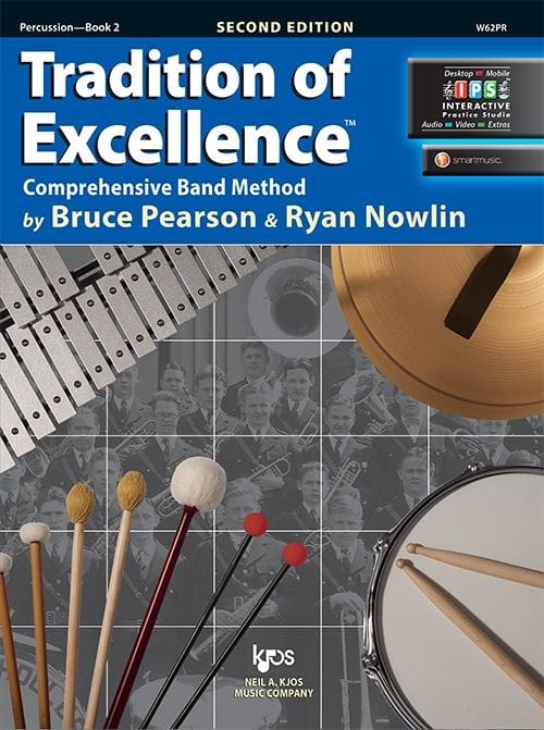 Tradition of Excellence Book 2 - Percussion Band Method Books Kjos Publishing - RiverCity Rockstar Academy Music Store, Salem Keizer Oregon