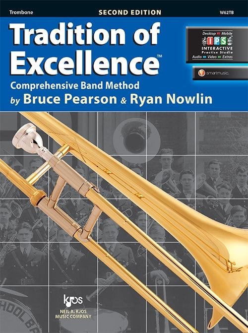 Tradition of Excellence Book 2 - Trombone Band Method Books Kjos Publishing - RiverCity Rockstar Academy Music Store, Salem Keizer Oregon