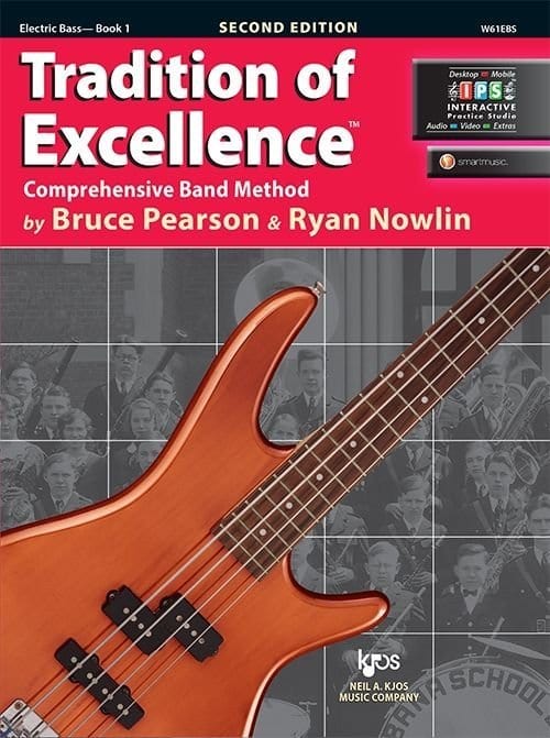 Tradition of Excellence Electric Bass Book 1 Bass Books Harris Teller - RiverCity Rockstar Academy Music Store, Salem Keizer Oregon