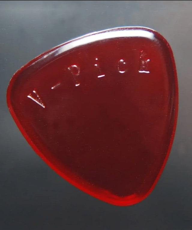 V-Picks Freakishly Large Round Ruby Red Picks V-Picks - RiverCity Rockstar Academy Music Store, Salem Keizer Oregon